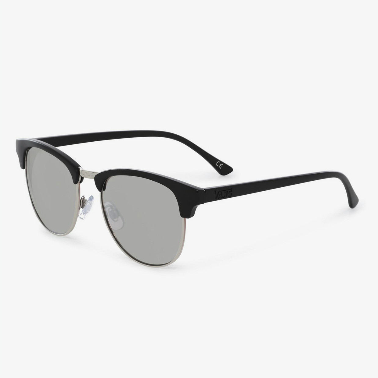 Vans Okulary przeciwsłoneczne Dunville Black VN0A3HIQCVQ1_MATTE BLACK/SILVER MIRROR