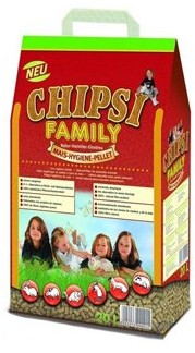 Chipsi chipsi Family ściółka dla małych zwierząt 20 L-12 kg