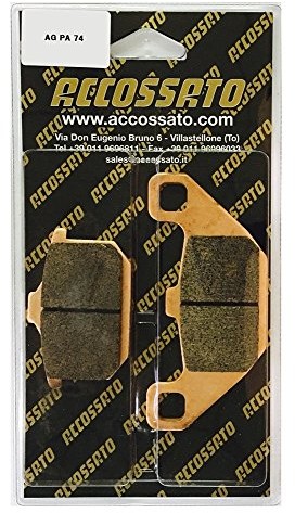 Kawasaki ACCOSSATO Accossato Klocki hamulcowe agpa74st, VN 1700 Classic (szczypce DX), 1700 (2009) AGPA74ST