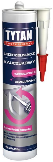 Tytan Uszczelniacz KAUCZUKOWY Bezbarwny