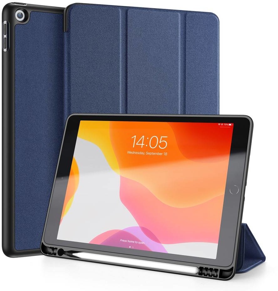 Etui IPAD 7 10.2 Dux Ducis Domo Series z klapką granatowe