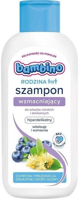 Bambino Rodzina szampon wzmacniający do włosów cienkich i delikatnych 400ml 109706-uniw