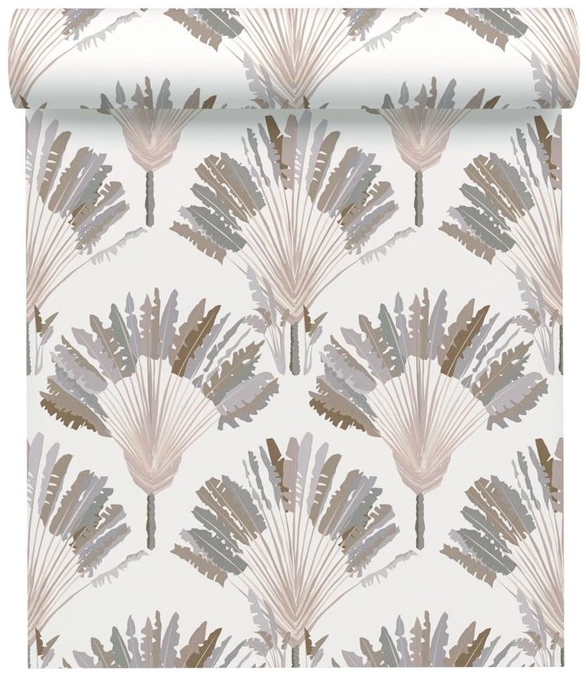 Tapeta Jungle Chic 377082 beżowa winylowa na flizelinie