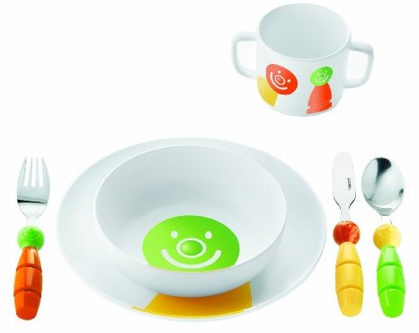 Guzzini 07500152 billo Set: Głębokie talerze, talerze, kubki, płaskie, sztućce 07500152