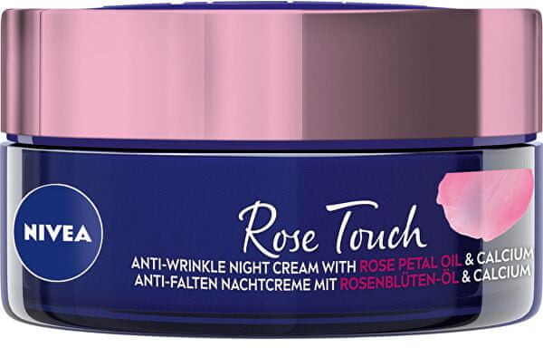 Nivea Przeciwzmarszczkowy krem na noc z olejkiem różanymRose Touch Anti Wrinkle Night )Cream Anti Wrin