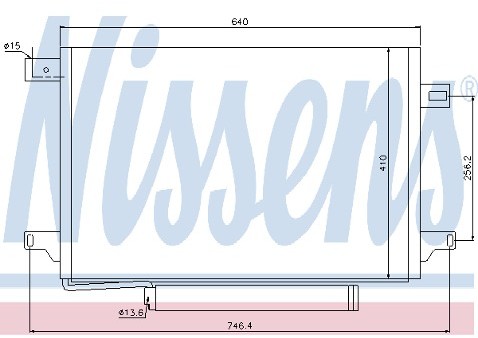 NISSENS Skraplacz, klimatyzacja 940023