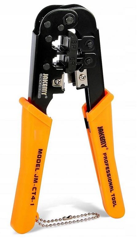 Jakemy Profesjonalna zaciskarka WTYCZEK RJ45 RJ12 RJ11 JAKEMY JM-CT4-1 519