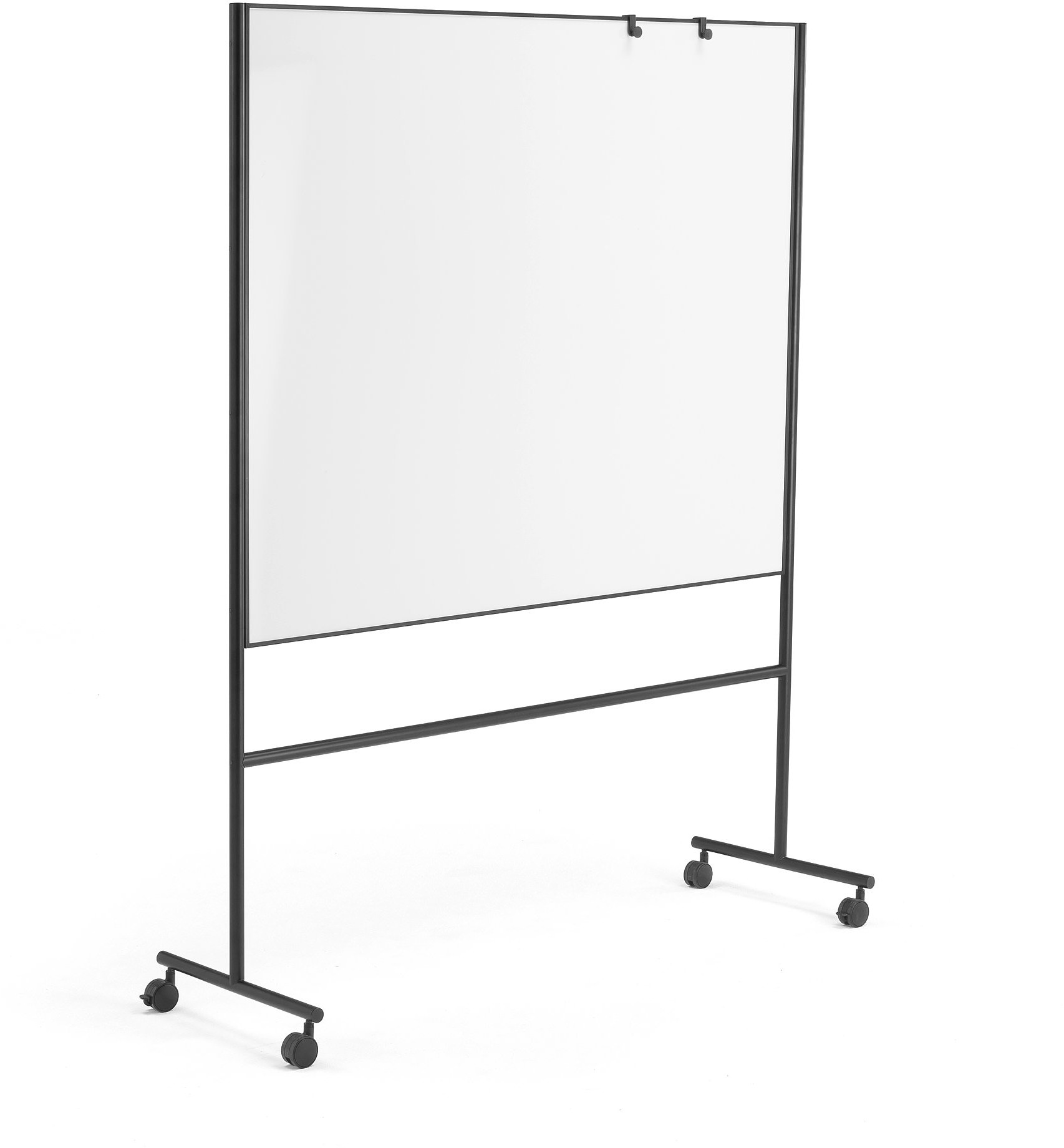 AJ Produkty #e- ONE Mobil whiteboard doublesided black 1500x1960 (1500x1200)