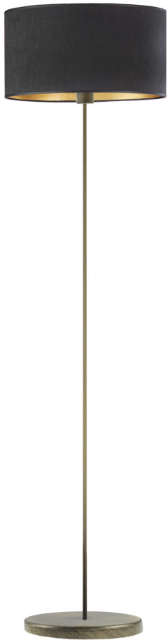 Lysne Designerka lampa stojąca z abażurem o złotym wnętrzu WERONA VELUR 14539V/299