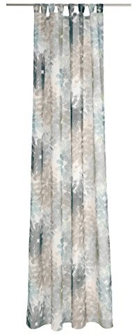 Deko Trends Dekoracja Trends Flora 6236766 96 zasłona na szelkach, materiału, 245,0 x 140,0 x 245,0 cm, biały/szary/Taupe Flora 6236766 96