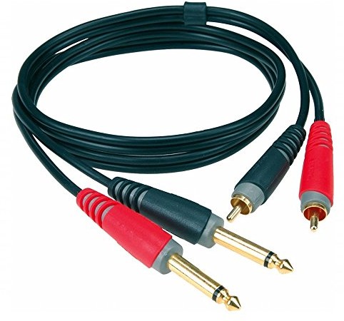 Klotz at-cj0100 dźwięk przewodu, styk 2-punktowy, długość 1 m AT-CJ0100