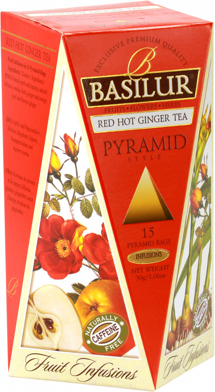 RED HOT GINGER w piramidkach - 15 x 2 g
