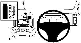 Brodit ProClip 654187 Center mount do Hyundai Elantra 07  11 654187