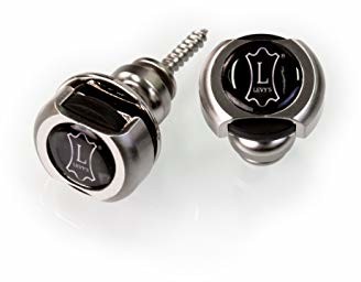 Levy's Leathers Levy's LEVYSLKSTPBTNNK pasek do gitary akcesoria - Lockable Strap Button - nikiel LEVYSLKSTPBTNNK