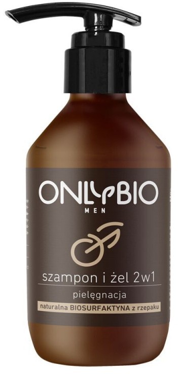 Bio Only Only Szampon i Żel 2w1 dla Mężczyzn Pielęgnacja, 250ml 5902811781213