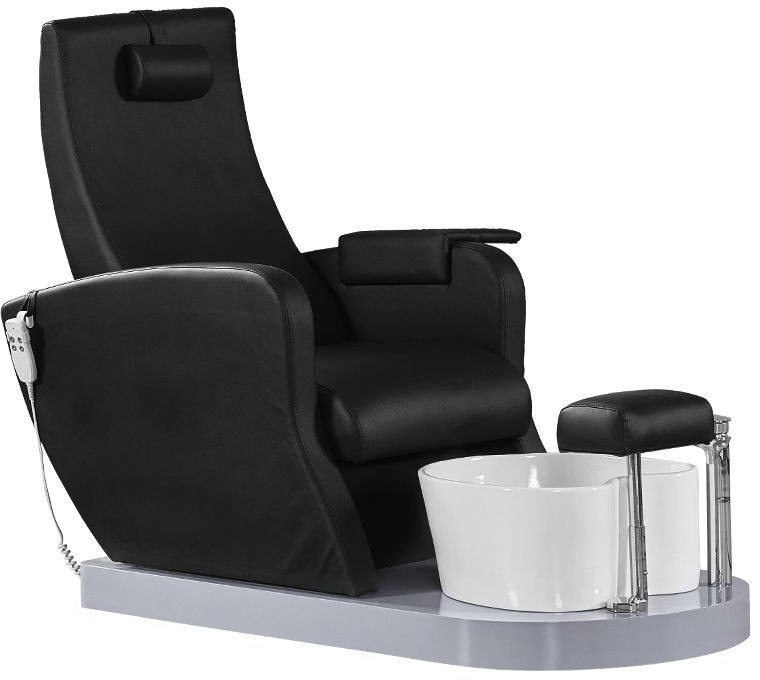 FOTEL SPA DO PEDICURE AZZURRO 016P CZARNY Z POMPĄ 132920