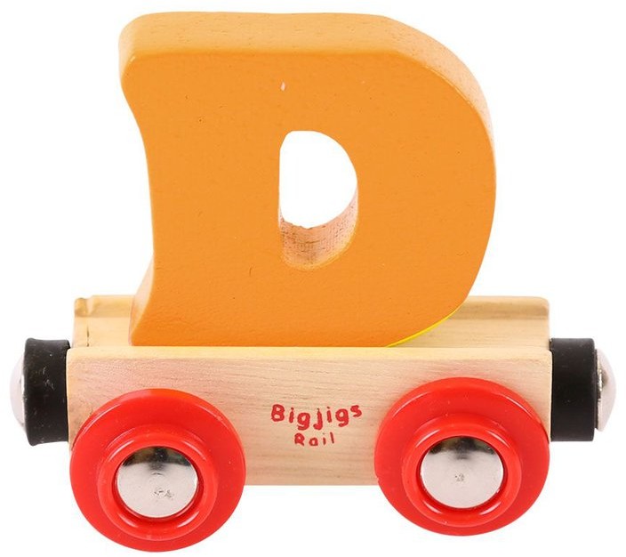 Bigjigs Toys Wagonik literka D