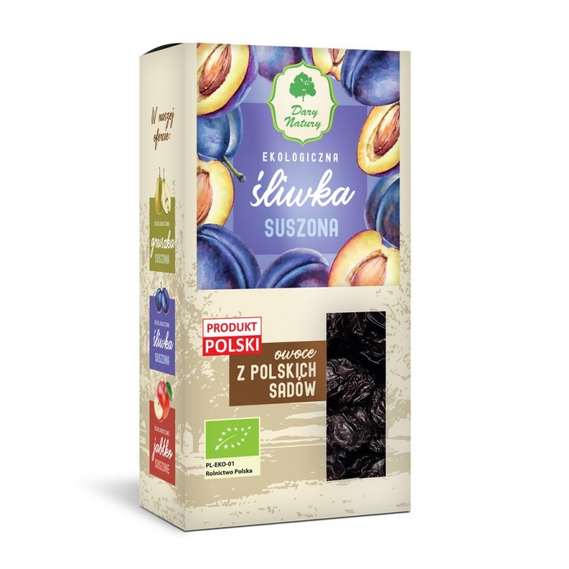Dary Natury śliwka suszona BIO 250g - Dary Natury 18Z_1161