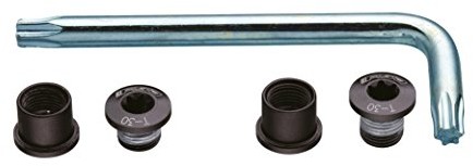 FSA śruby tarczy 5 Arm doładowania, srebrne 390-1000