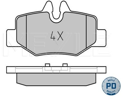 Wulf Gaertner Autoparts Zestaw klocków hamulcowych, hamulce tarczowe Wulf Gaertner Autoparts 025 240 0817/PD
