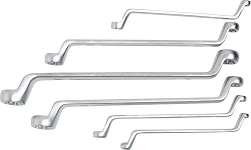 BGS podwójny klucz oczkowy komplet śrub do profili E, głęboka, E6 gekroepf ton-E24, 6-częściowy, 1 sztuki, 2281