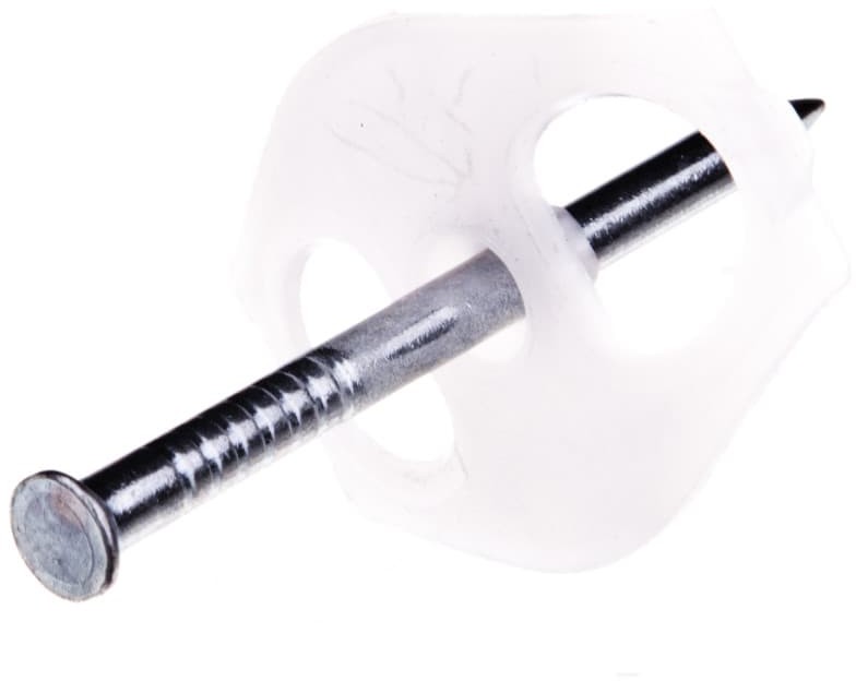 OBO BETTERMANN Uchwyt montażowy do przewodów Nagel-Fix z gwoździem 3,5x50mm 1996 50 2222841 100szt.