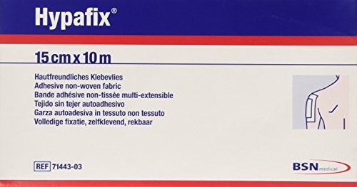 Hypafix BSN hypafix Wide Area Dressing Fixation, Roll of Tape, 15 cm X 10 m 386334