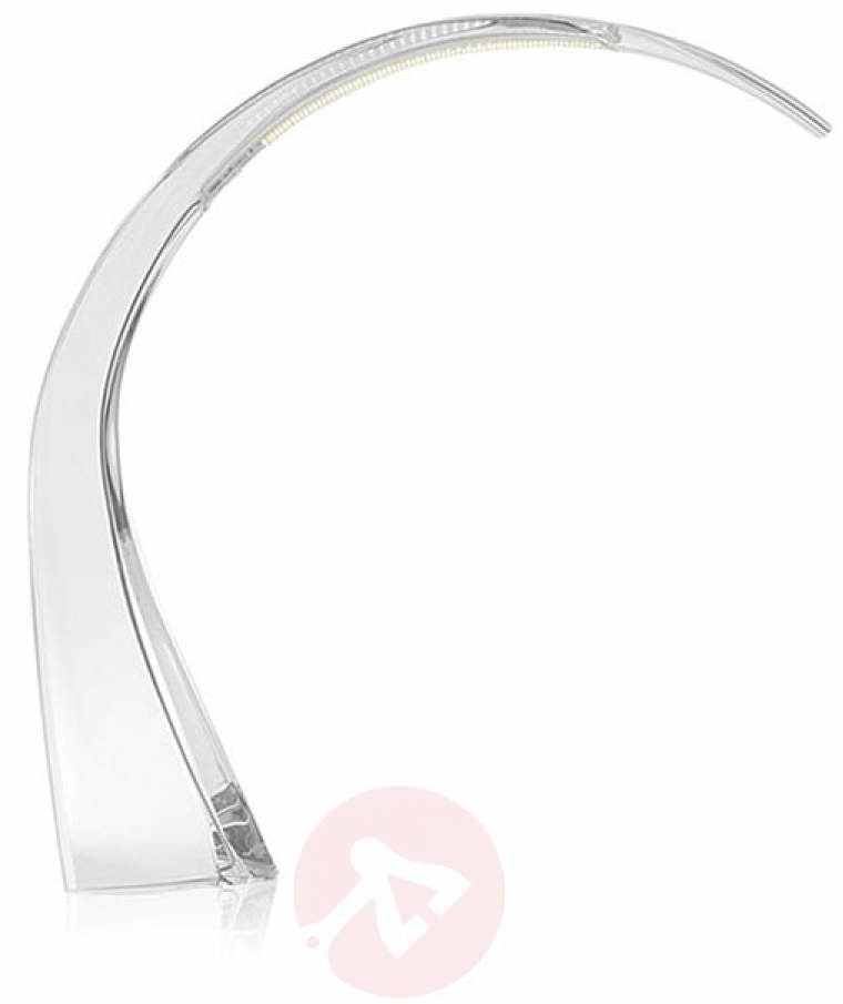 KARTELL Taj Mini  lampa biurkowa LED, przezroczysta