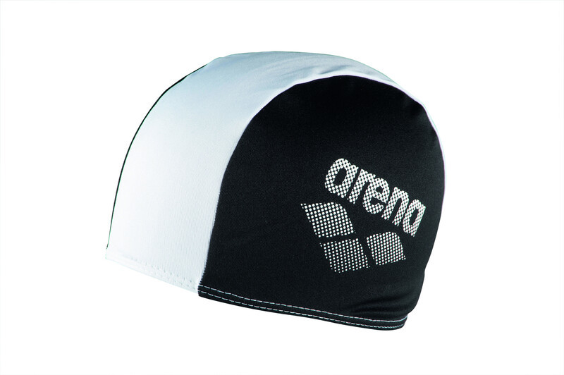 Arena Polyester II Czapka Dzieci, black white 2021 Czepki 2468-510-0