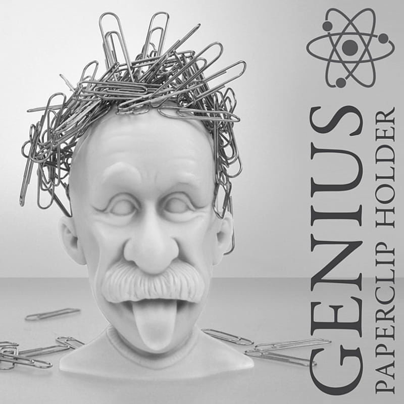 Mustard Genialny stojak na spinacze