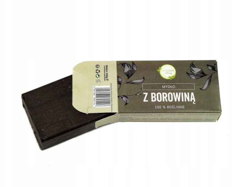 Mydło z borowiną naturalne 100g roślinne 100%