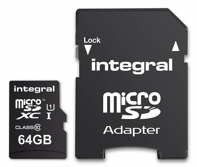 Integral Ultima Pro Premium High Speed - Karta pamięci 64 GB microSDHC/100 MB / s/ Class 10 UHS-I U1/ V10 + Adapter