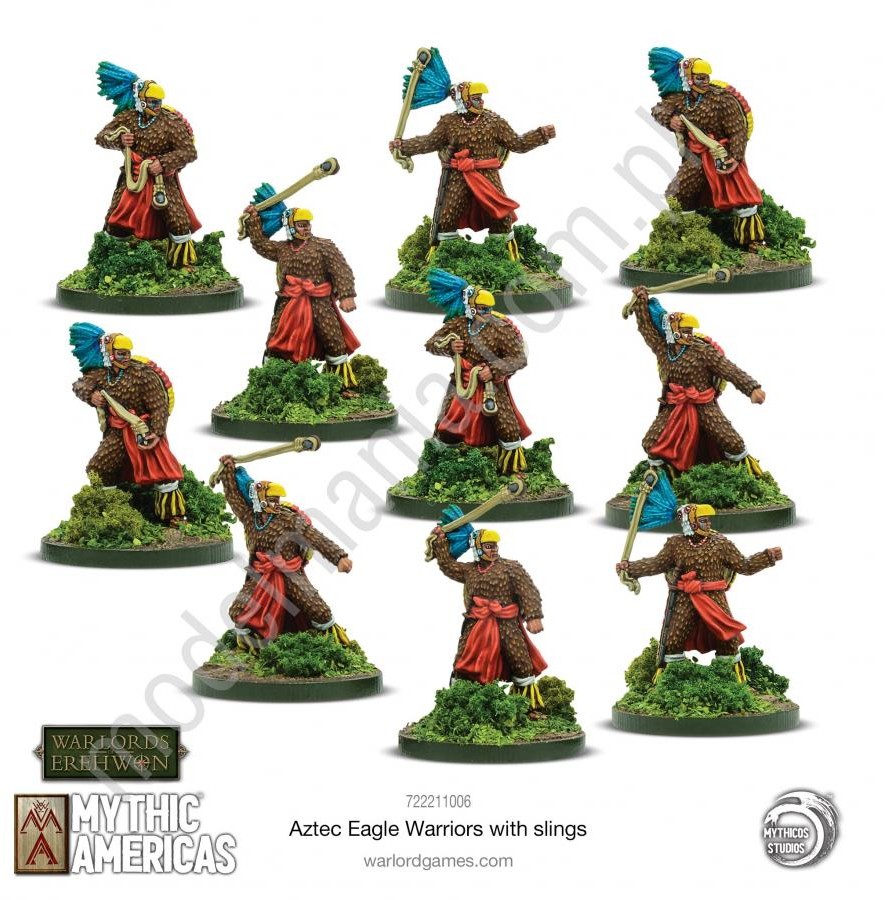 WarlordGames Mityczne Ameryki: Eagle Warrior Slingers  Warlord Games Ltd WarlordGames 722211006