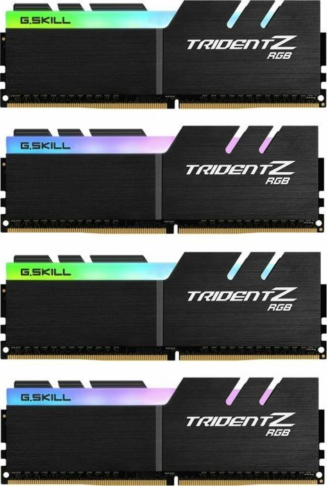 G.Skill  Trident Z RGB DDR4 64GB,3600MHz CL18 F4-3600C18Q-64GTZR 4713294223708