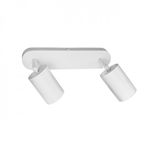 PremiumLUX LAMPA KINKIET SIENA 2xGU10 BIAŁA Z BIAŁYM PRZEGUBEM LUX08283