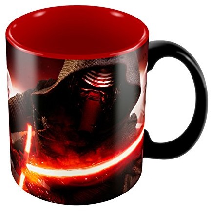 SD Toys sdtsdt89990 kubek z ceramiki, wzór Star Wars Episode 7 Kylo stormtro E coopers, czarnym i czerwonym SDTSDT89990