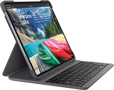 Logitech SLIM FOLIO PRO iPad 12.9inch - UK - Etui z klawiaturą - UK English - Czarny 920-009153