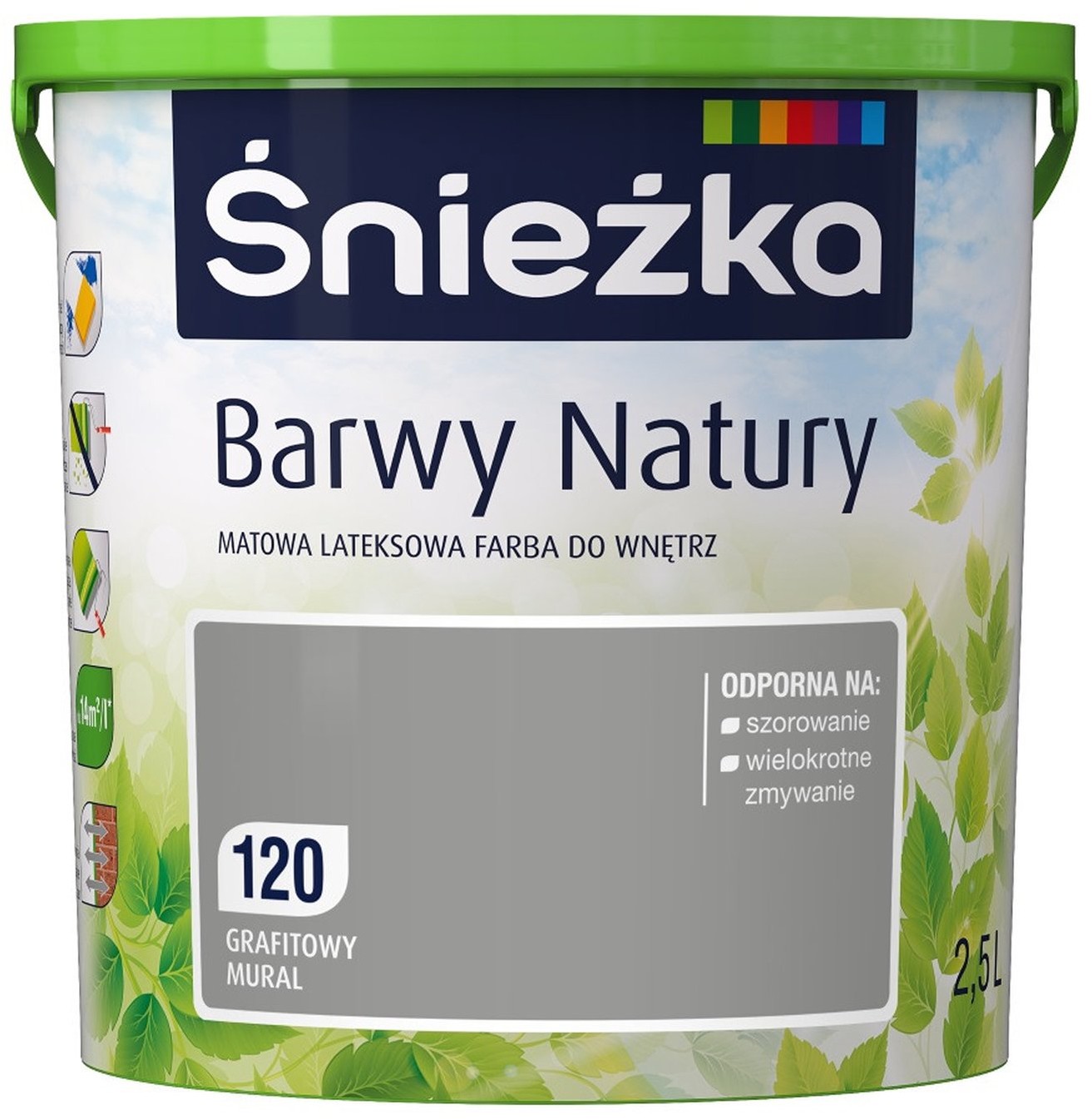 Śnieżka Emulsja Barwy Natury grafitowy mural 2,5 l