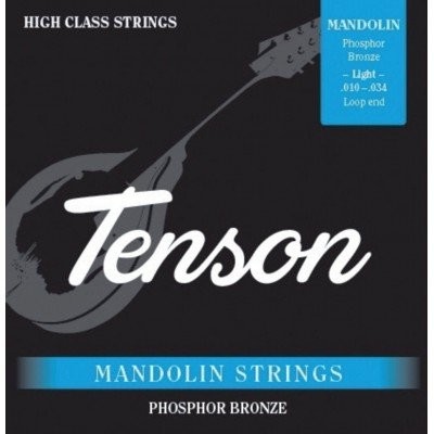 Tenson F600455 struny do mandoliny 10-36 phosphor bronze zakończone oczkiem