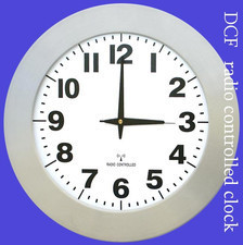 Atrix Zegar szeroka ramka sterowany radiowo ATE9814RC