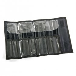 Fox Line Black zestaw grzebieni w etui 9 szt
