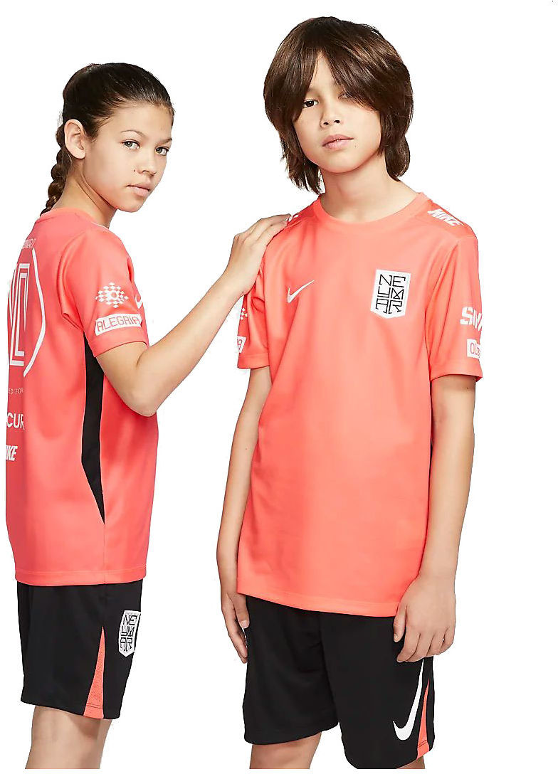 Nike Koszulka juniorska piłkarska Dri-FIT Neymar Jr. AT5726 644/crimson/white M