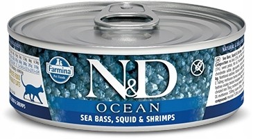 Nd Cat Ocean Sea bass Squid Shrimp 80g 2024