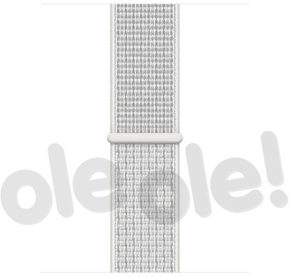 Apple Opaska sportowa Nike w kolorze śnieżnobiałym do koperty 44 mm