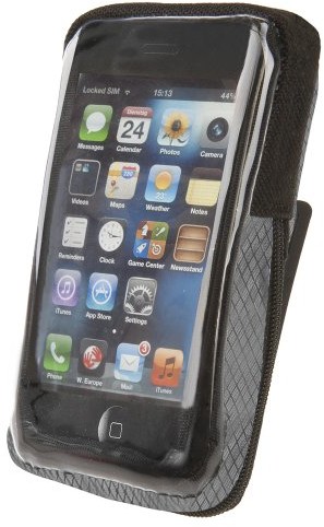 M-Wave iPhone torba na telefony i smartfony, czarna, 12,5 x 7 x 2 cm 122396