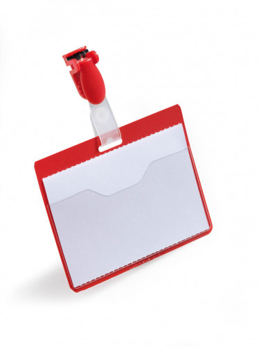 Durable Identyfikator z klipem - 60x90 mm / 25 szt 810619