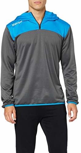 Kempa męska bluza z kapturem Emotion 2.0 Quarter Zip, czarny, xxl
