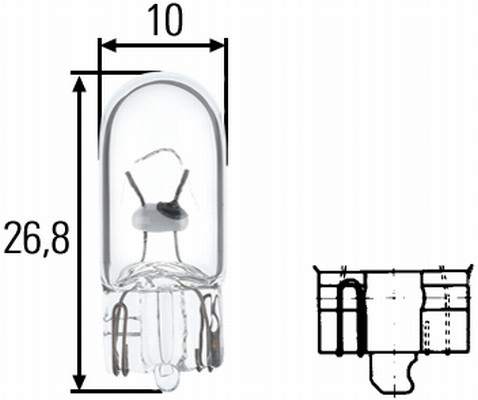 Hella ŻARÓWKA W3W 12V 8GP003594141