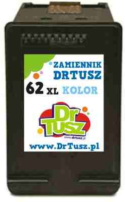 DrTusz Tusz Zamiennik 62 XL do HP C2P07AE) Kolorowy)
