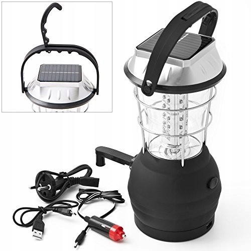 Solarna Lampa Kempingowa 36DIOD Turystyczna